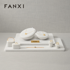 FANXI Wholesale Original color Linen Jewelry Combination Set