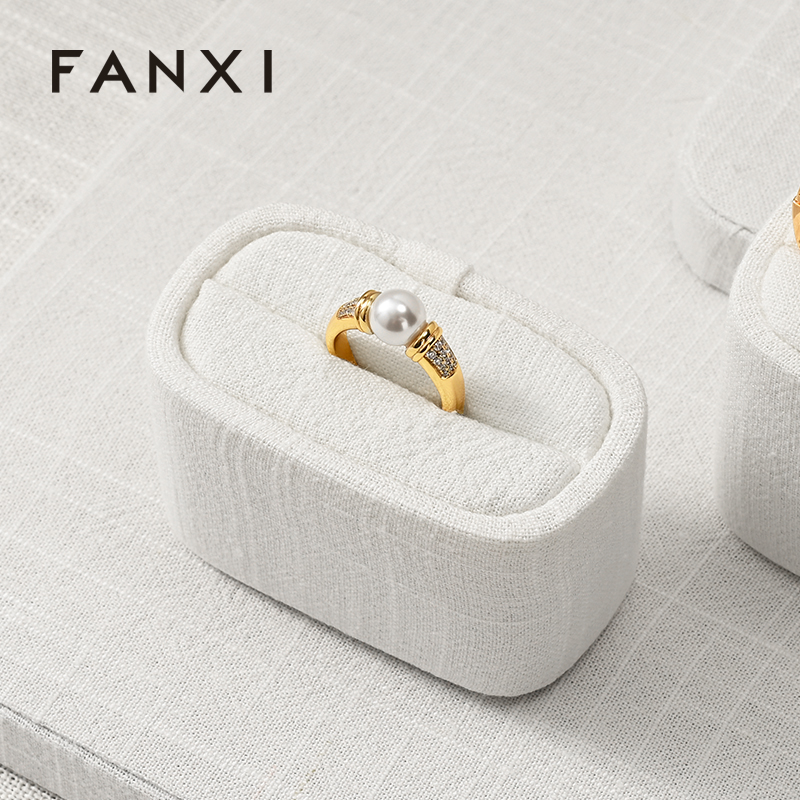 FANXI Wholesale Original color Linen Jewelry Combination Set