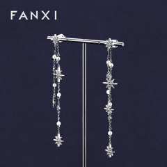 FANXI High quality Blue Metal Jewelry display set