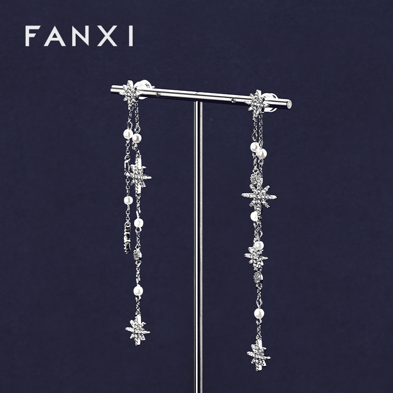 FANXI High quality Blue Metal Jewelry display set
