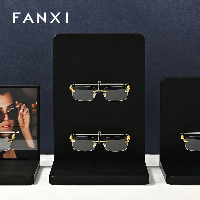 FANXI New arrival metal Black Glasses Display Stand