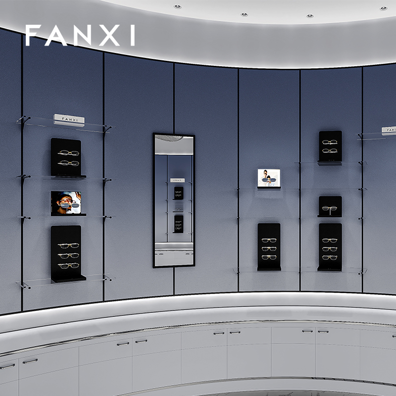 FANXI New arrival metal Black Glasses Display Stand