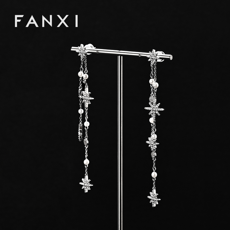 FANXI High quality Black Metal Jewelry display set