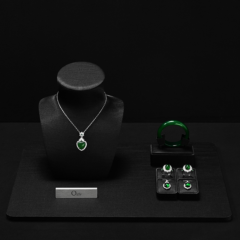FANXI Factory Black tess jewelry display set