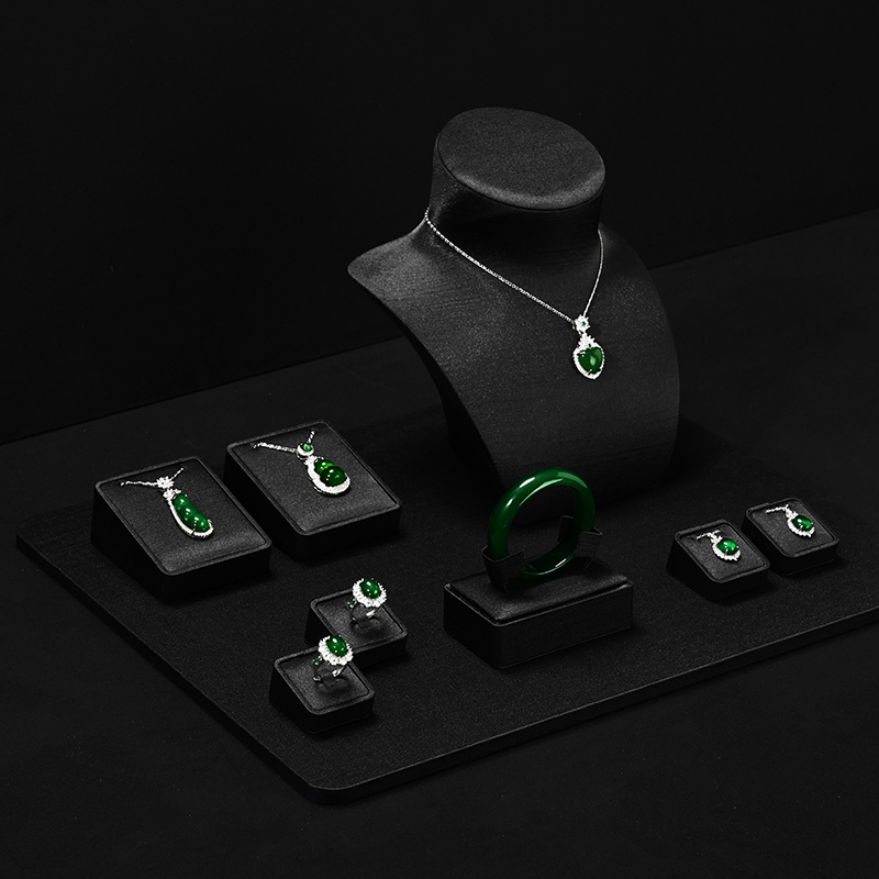 FANXI Factory Black tess jewelry display set