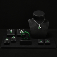FANXI Factory Black tess jewelry display set