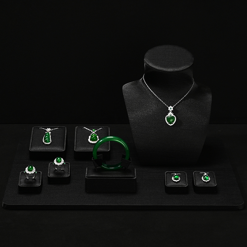 FANXI Factory Black tess jewelry display set