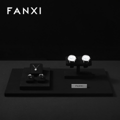 FANXI New arrival Polychrome Sackcloth Jewelry stand
