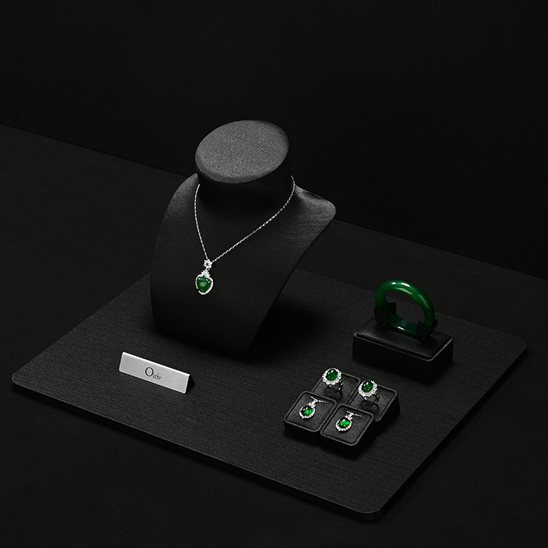 FANXI Factory Black tess jewelry display set