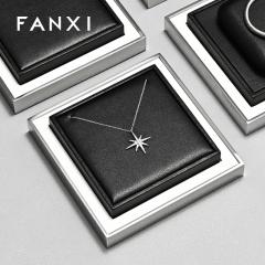 FANXI Factory Black Leather Jewelry Display