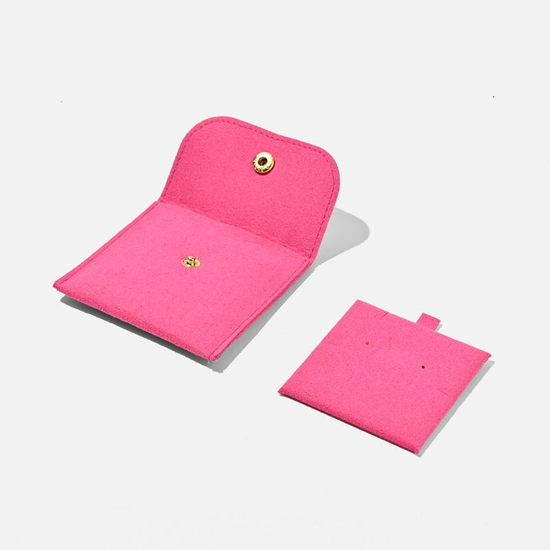 FANXI Custom pink microfiber Jewelry bag