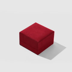 FANXI Custom red microfiber jewelry box
