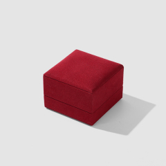 FANXI Custom red microfiber jewelry box