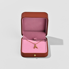 FANXI Custom tangerine velvet jewelry box