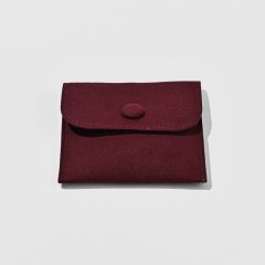 FANXI Custom wine red microfiber Jewelry bag