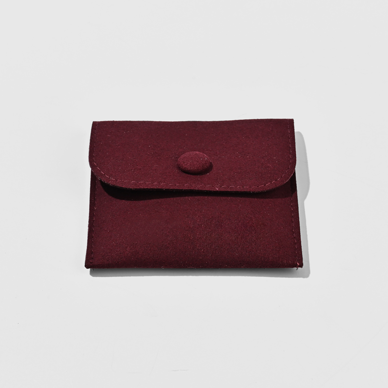 FANXI Custom wine red microfiber Jewelry bag