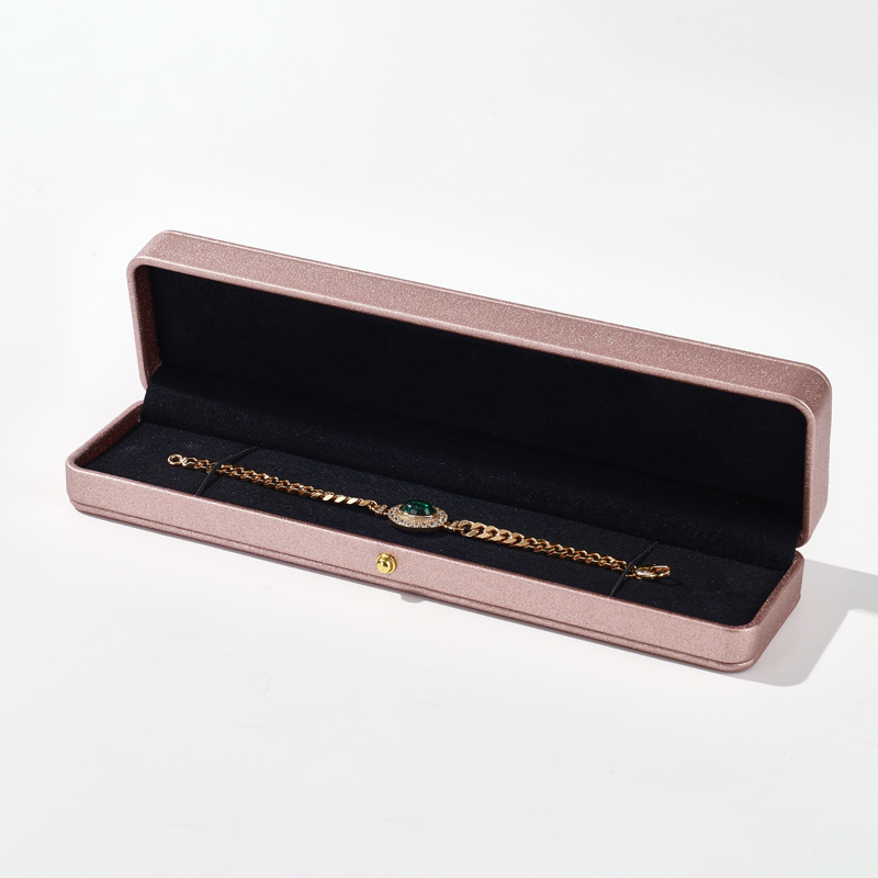 FANXI Custom pink PU leather jewelry box