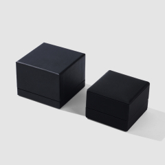 FANXI Custom black microfiber inside jewelry box