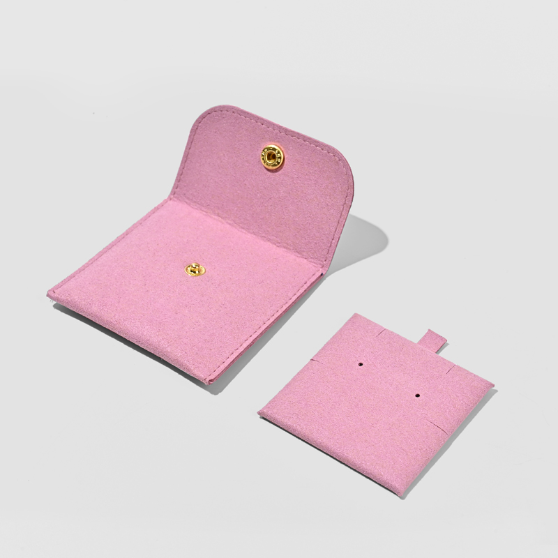 FANXI Custom Fashion pink microfiber Jewelry bag