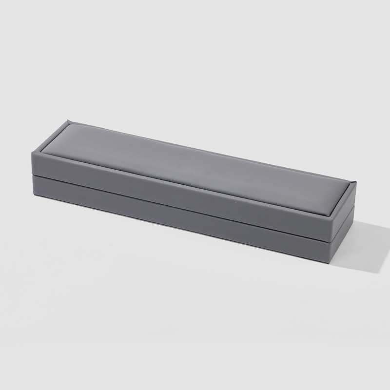 FANXI Custom black and gray paper velvet jewelry box