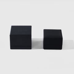 FANXI Custom black microfiber inside jewelry box
