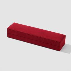 FANXI Custom red microfiber jewelry box