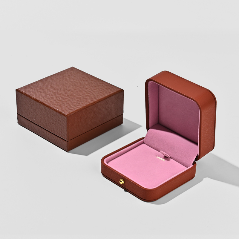 FANXI Custom tangerine velvet jewelry box