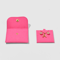 FANXI Custom pink microfiber Jewelry bag
