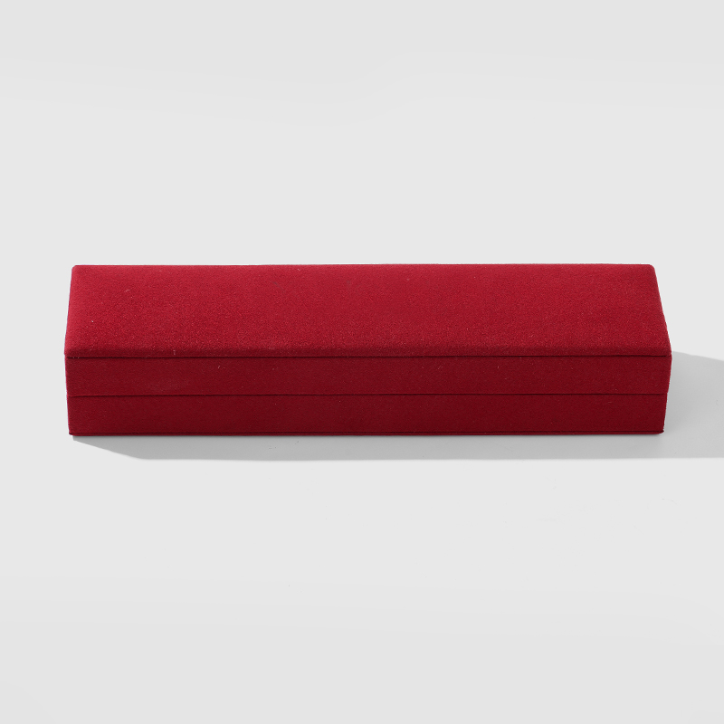 FANXI Custom red microfiber jewelry box