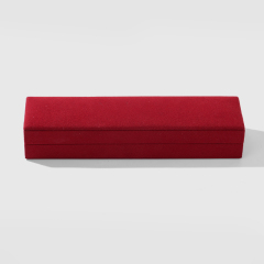 FANXI Custom red microfiber jewelry box
