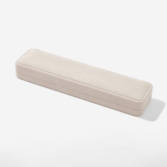 FANXI Custom light khaki microfiber jewelry box