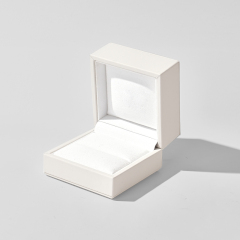 FANXI Custom white microfiber jewelry box