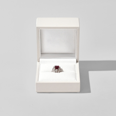 FANXI Custom white microfiber jewelry box