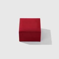 FANXI Custom red microfiber jewelry box