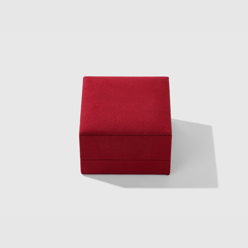 FANXI Custom red microfiber jewelry box