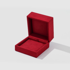 FANXI Custom red microfiber jewelry box