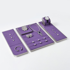 FANXI Custom purple metal jewelry display set series