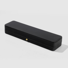FANXI Custom black velvet PU leather jewelry box