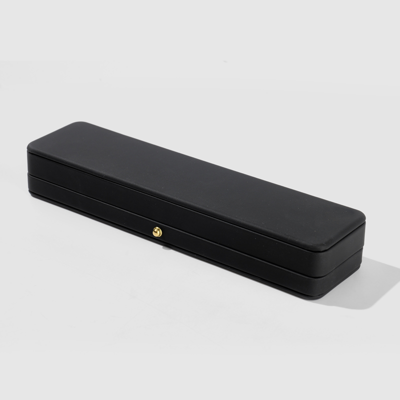 FANXI Custom black velvet PU leather jewelry box