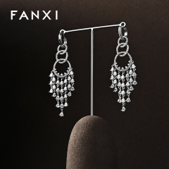 FANXI Hot sale Leather Coffee color Jewelry Combination Set