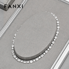 FANXI Luxury metal Gray Jewelry display set series