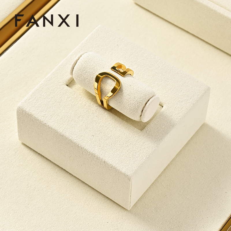 FANXI Fashion Beige Metal Jewelry Combination Set