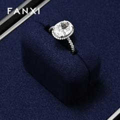 FANXI Fashion Blue Metal Jewelry Combination Set