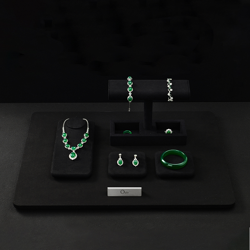 FANXI Factory sackcloth jewelry display stand