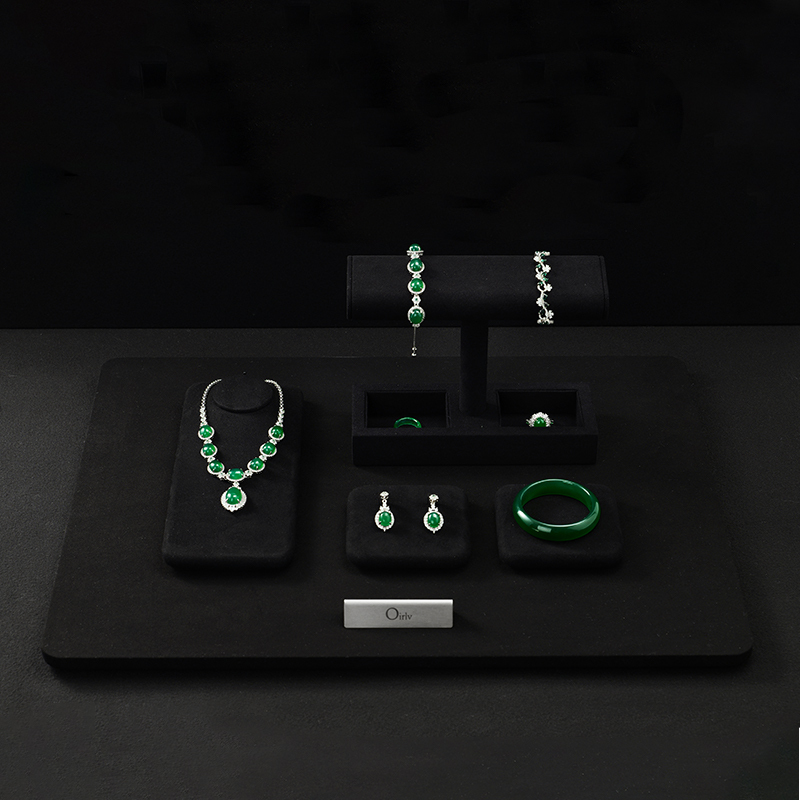 FANXI Factory sackcloth jewelry display stand