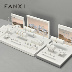 FANXI Wholesale metal leather Jewelry display set series