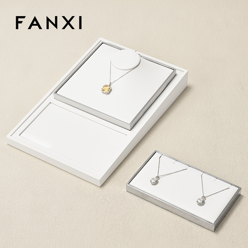 FANXI Fashion White metal Jewelry display set series