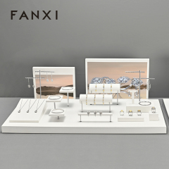 FANXI Wholesale metal leather Jewelry display set series