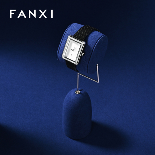 FANXI Wholesale Blue Microfiber Jewelry display set