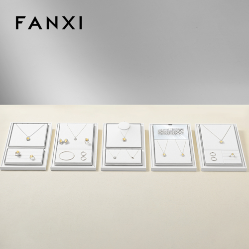 FANXI Fashion White metal Jewelry display set series